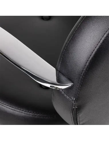  Chaise de coiffure gabbiano asti, noire 