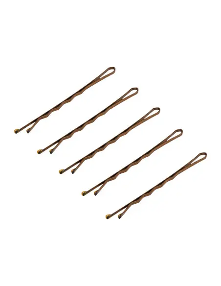 Wsuwki fryzjerskie do włosów 120 szt. E-57 5,6 cm złote 