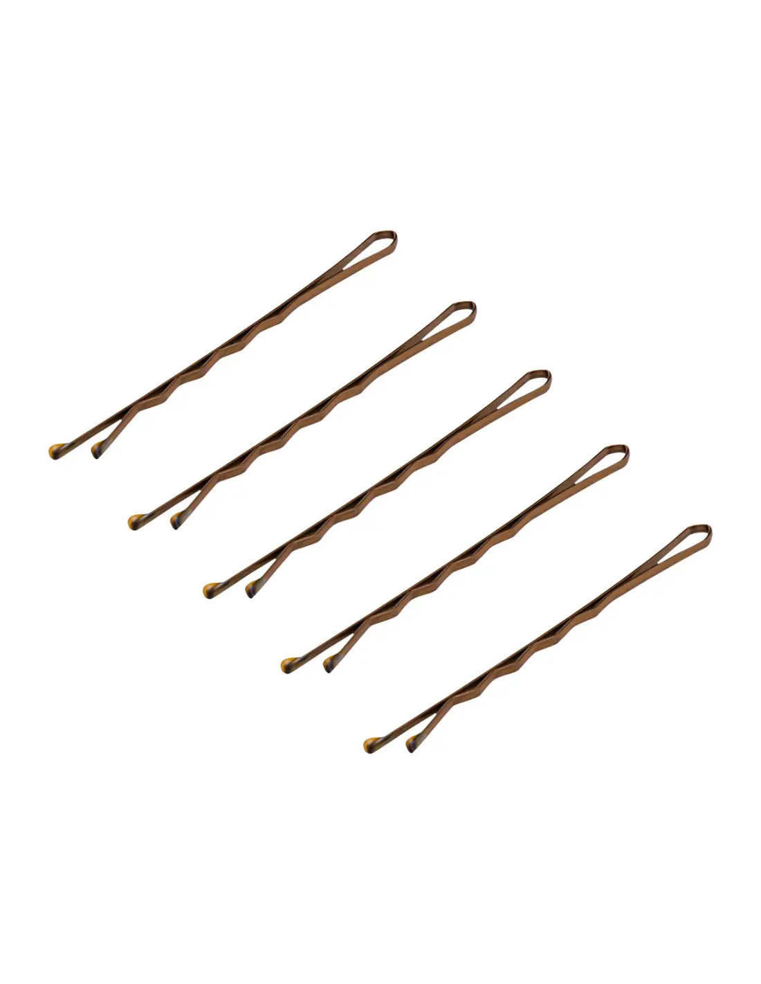 Wsuwki fryzjerskie do włosów 120 szt. E-57 5,6 cm złote 