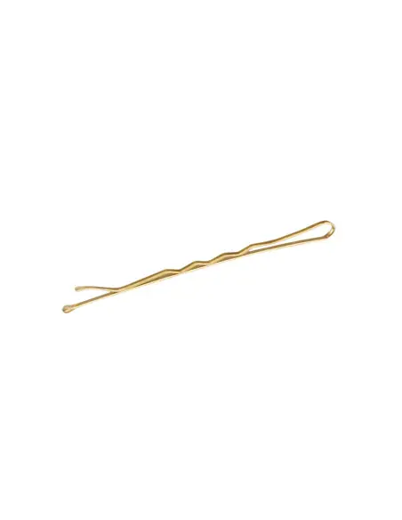 Wsuwki fryzjerskie do włosów E-64 36 szt. 6 cm złote 