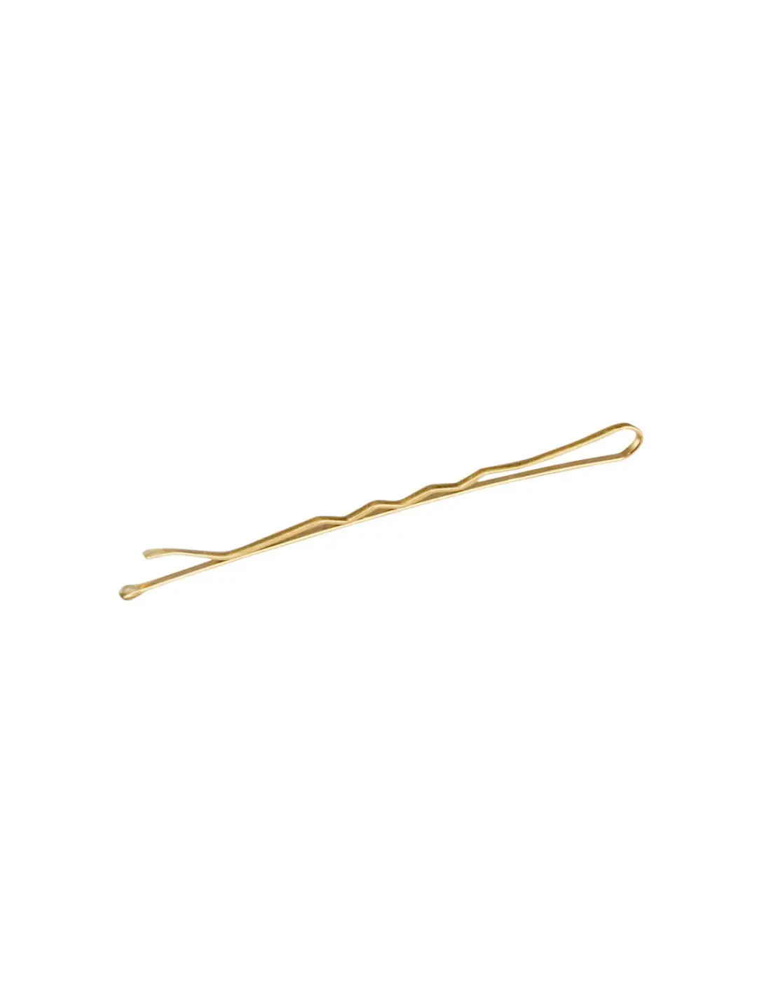 Wsuwki fryzjerskie do włosów E-64 36 szt. 6 cm złote 