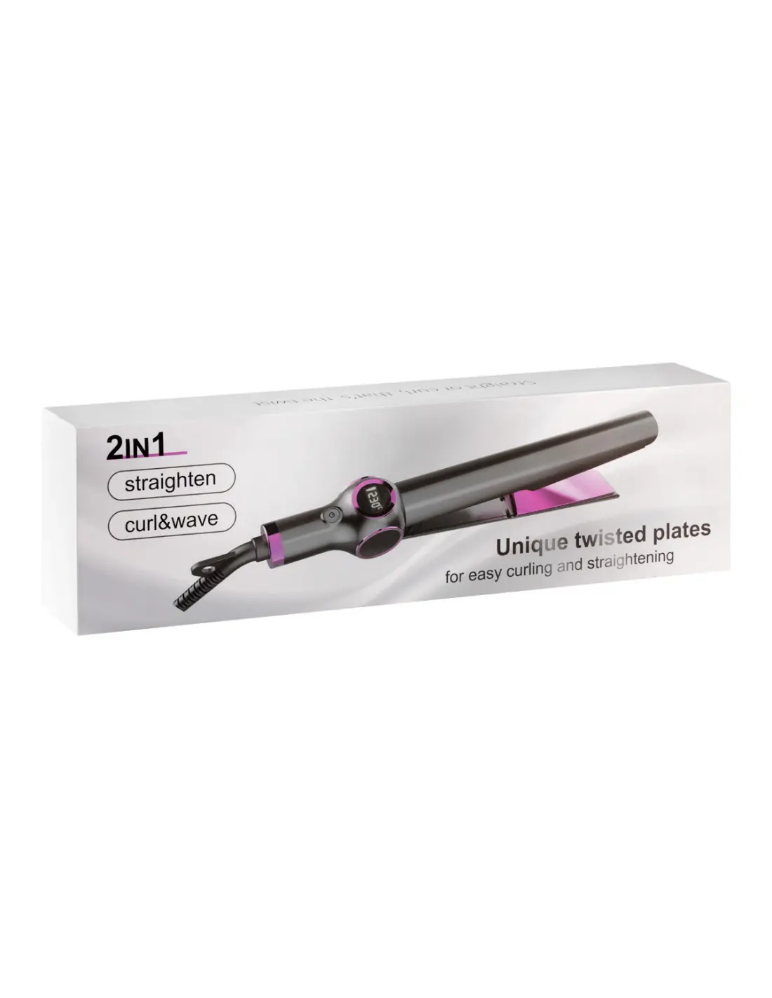 K-148 2-in-1 Curling Iron and Straightener