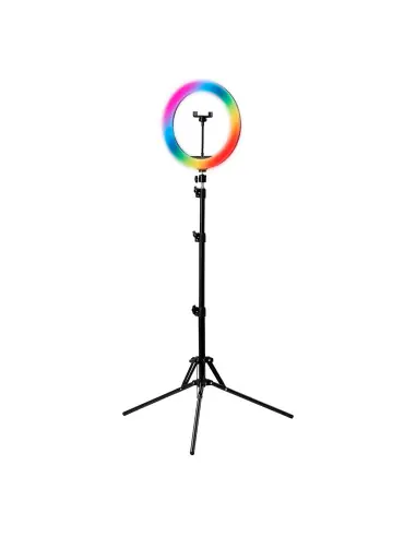 GLOW lampa pierścieniowa ring 13 RGB bsc ze statywem 10W 