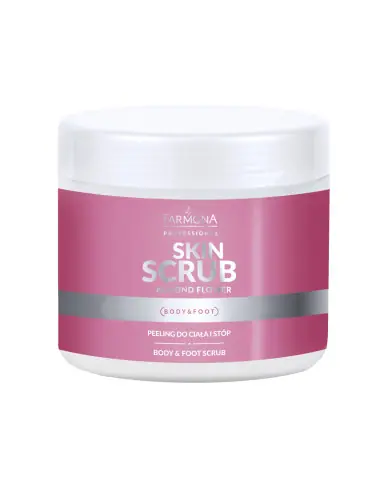 Farmona Skin scrub almond flower peeling do ciała i stopóp kwiat migdałowca 500 g 