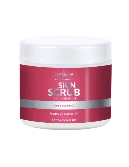 Farmona Skin scrub peony essence peeling do ciała i stóp piwonia 500 g 
