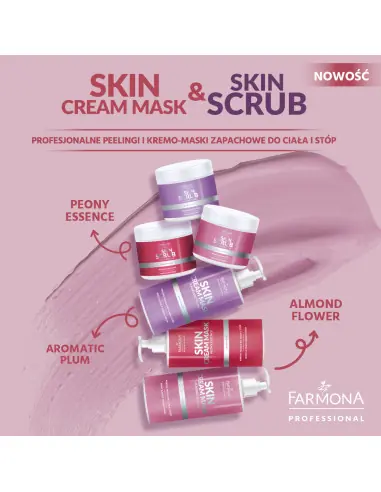 Farmona Skin cream mask aromatic plum kremo-maska do ciała i stóp śliwka 500 ml 