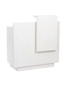 Lua reception desk gray white
