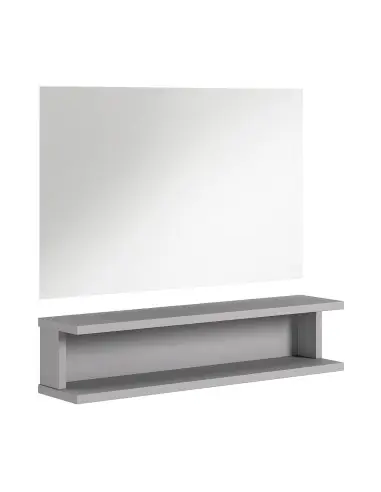 Coiffeuse de salon de coiffure led dip gris foncé 