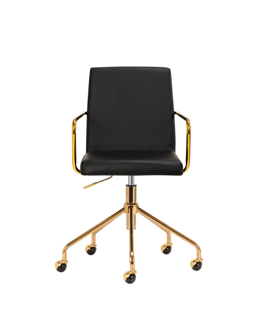 Krzesło Kosmetyczne QS-OF211G złoto czarne