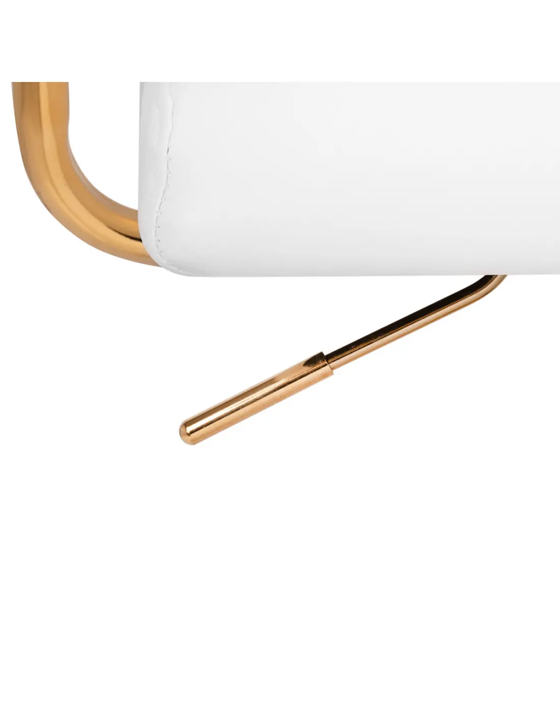 Krzesło Kosmetyczne QS-OF211G złoto białe