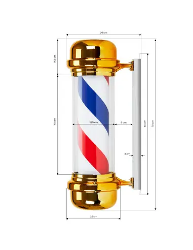 Letrero de barbería Polaris 
