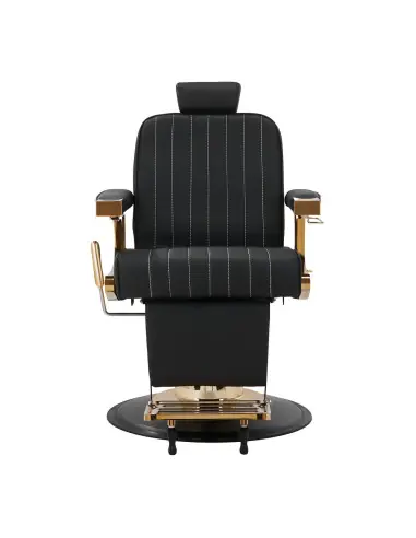 Gold Line Black Barber chair – Couture Elegance & Premium Finishes 