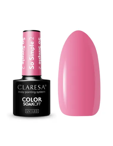 CLARESA Lakier hybrydowy So simple 2- 5g 