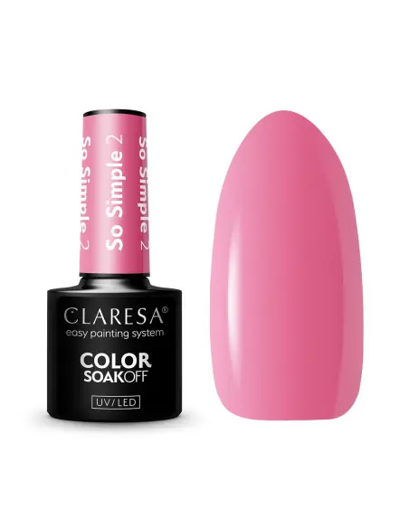 CLARESA Lakier hybrydowy So simple 2- 5g 