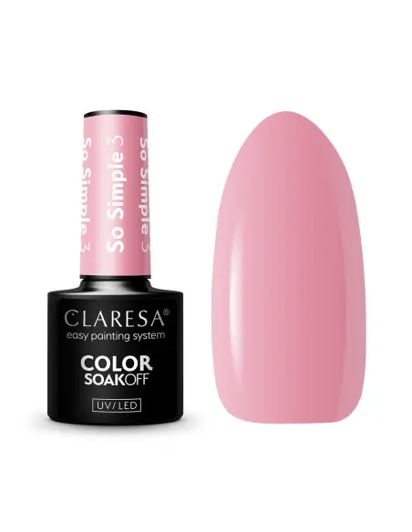 CLARESA Lakier hybrydowy So simple 3- 5g 