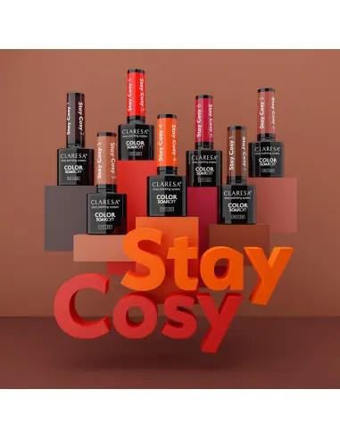 Claresa lakier hybrydowy Stay Cosy 6 -5g 