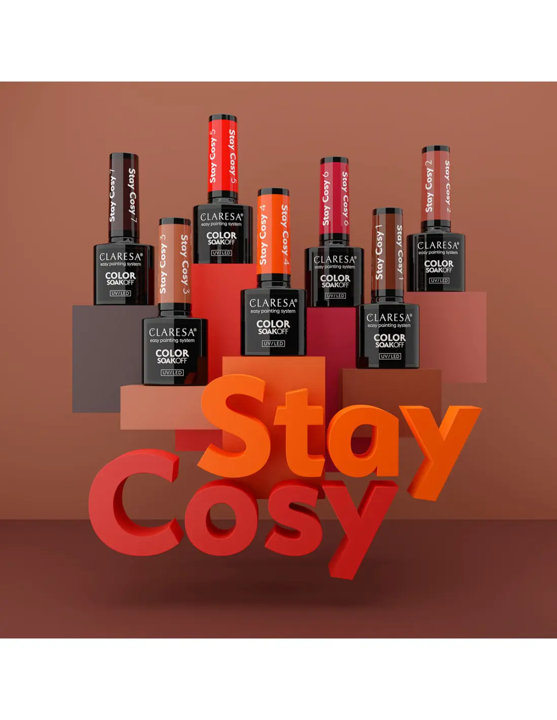 Claresa lakier hybrydowy Stay Cosy 6 -5g 