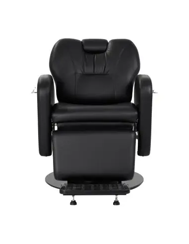 Cadeira de barbeiro elétrica G&B Baron – Motorização executiva e confortável preta