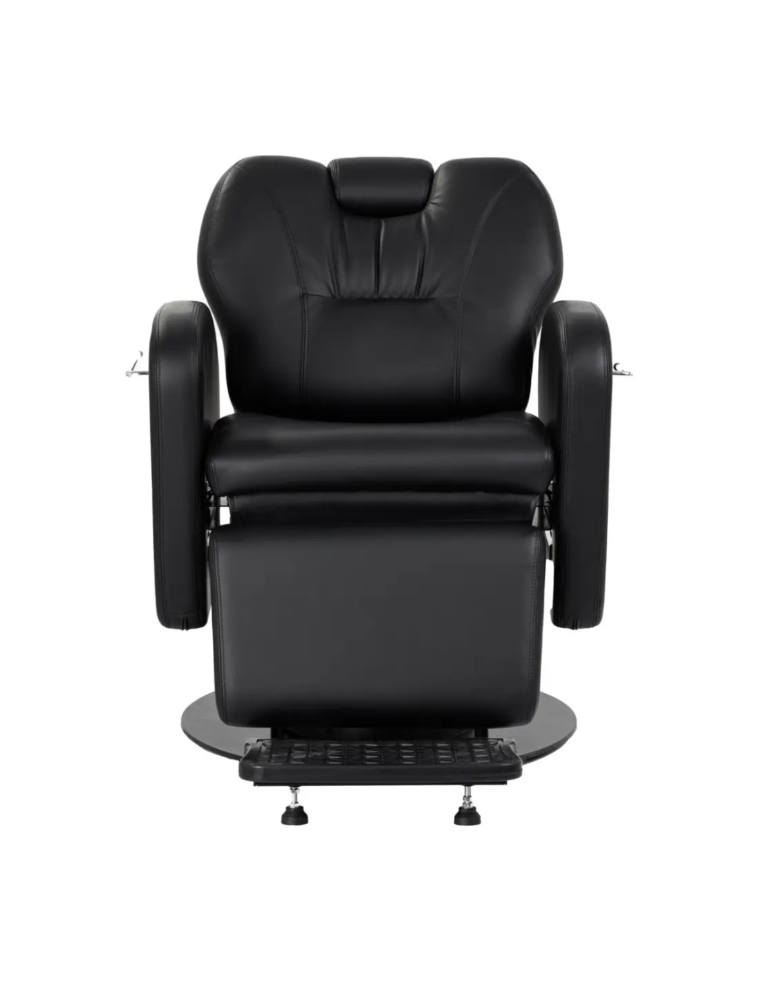 Cadeira de barbeiro elétrica G&B Baron – Motorização executiva e confortável preta