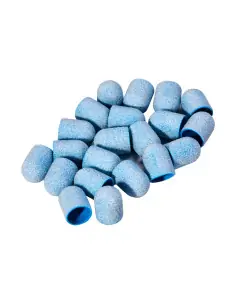 Exo abrasive cap medium blue 13mm /80 20pcs med cap