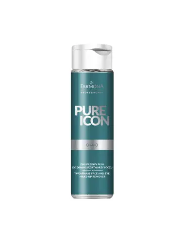 Farmona pure icon dwufazowy płyn do demakijażu twarzy i oczu 250 ml 