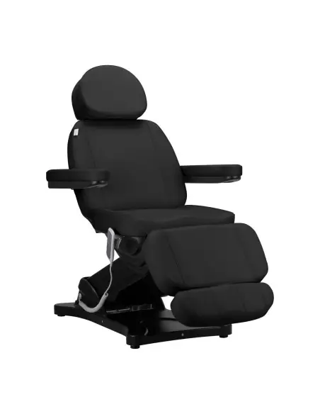 Elektryczny fotel kosmetyczny SILLON CLASSIC 3 silniki czarny 