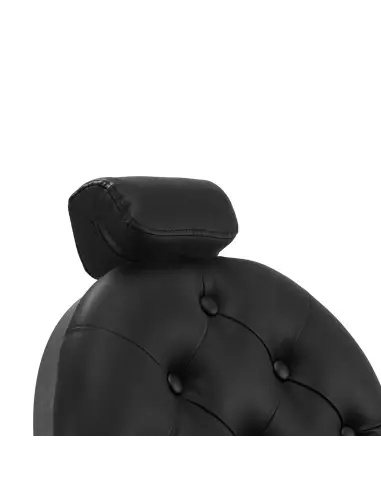 Sillón de barbero vintage Luxor NEGRO: elegancia clásica y comodidad profesional