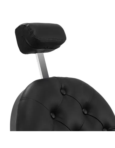 Sillón de barbero vintage Luxor NEGRO: elegancia clásica y comodidad profesional