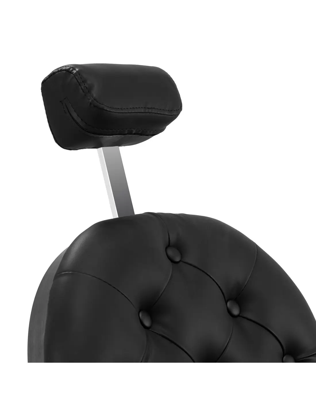 Sillón de barbero vintage Luxor NEGRO: elegancia clásica y comodidad profesional