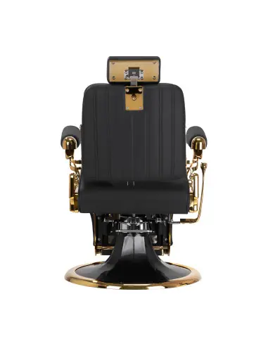 Poltrona da barbiere Royal Prestige GOLD-BLACK: lusso, comfort e controllo totale