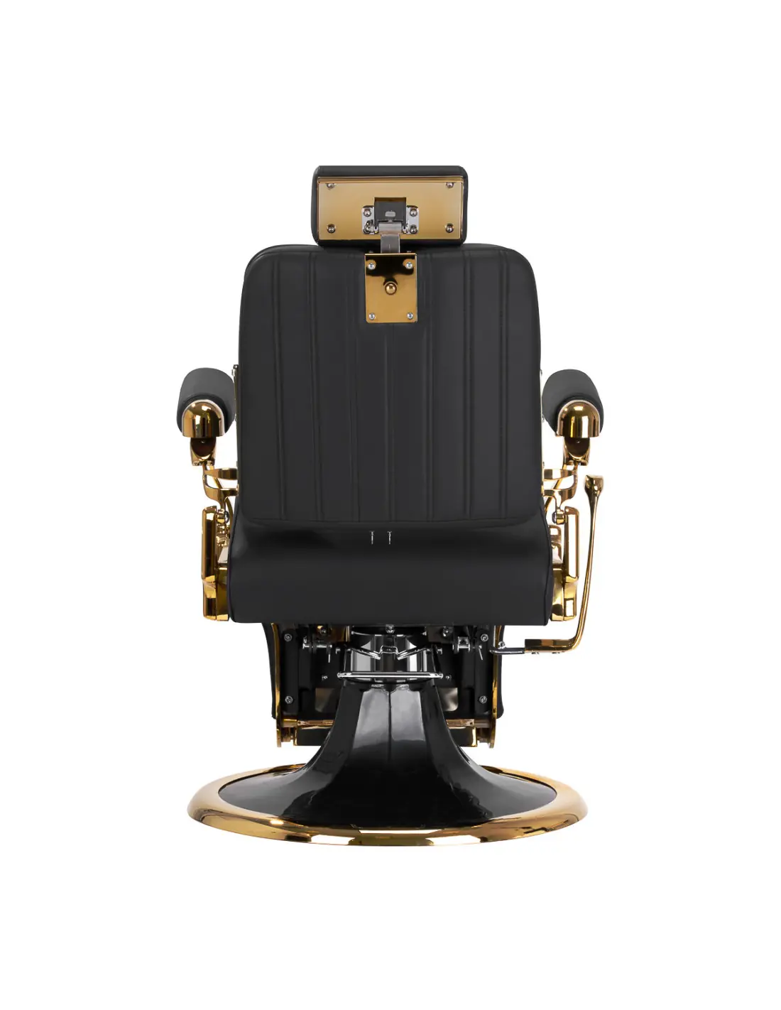 Poltrona da barbiere Royal Prestige GOLD-BLACK: lusso, comfort e controllo totale