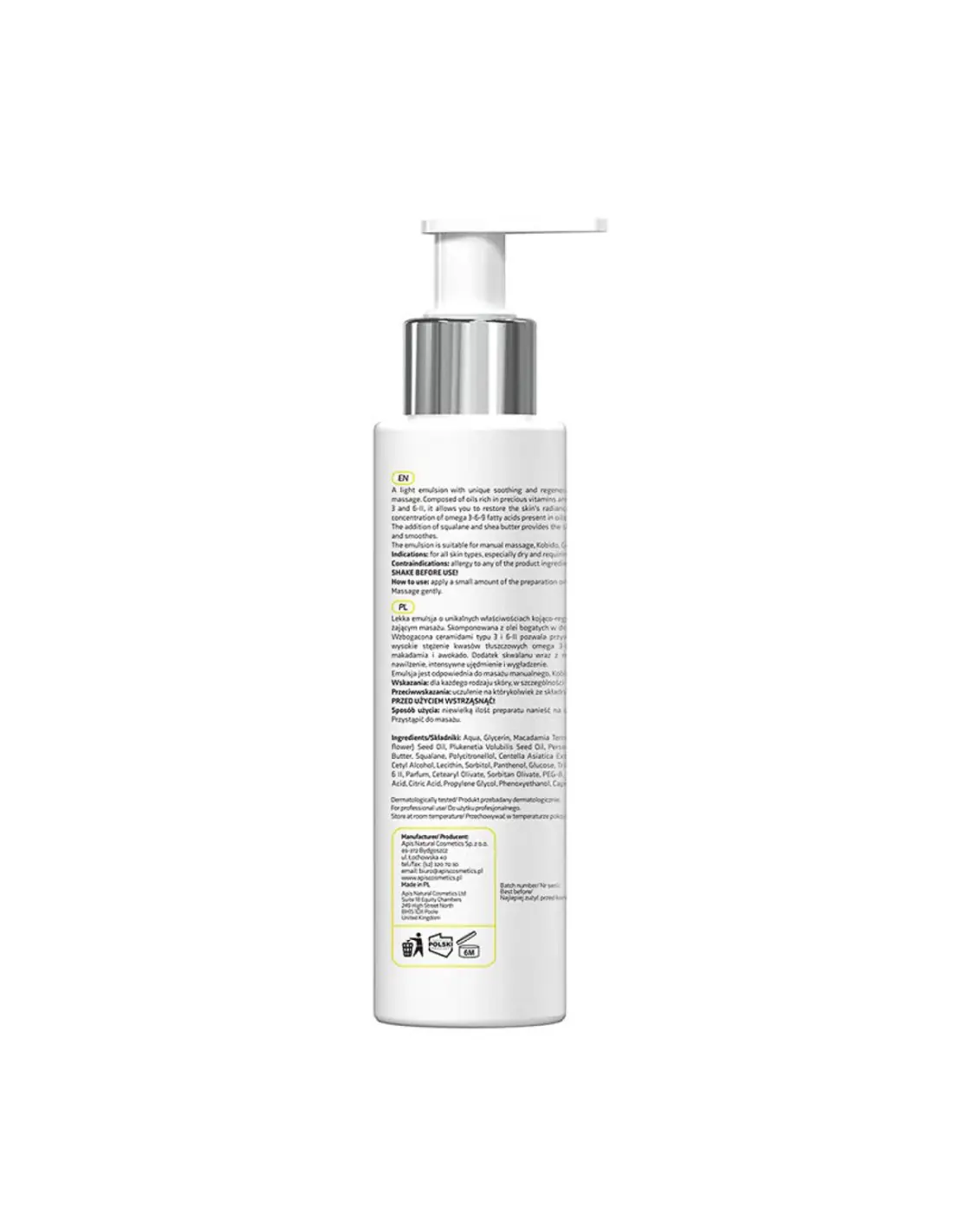 Apis CERAMIDE REPAIR Olejkowa emulsja do masażu twarzy z ceramidami 150 ml 