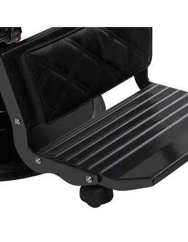 Poltrona da barbiere professionale Eleganzo Black Extra