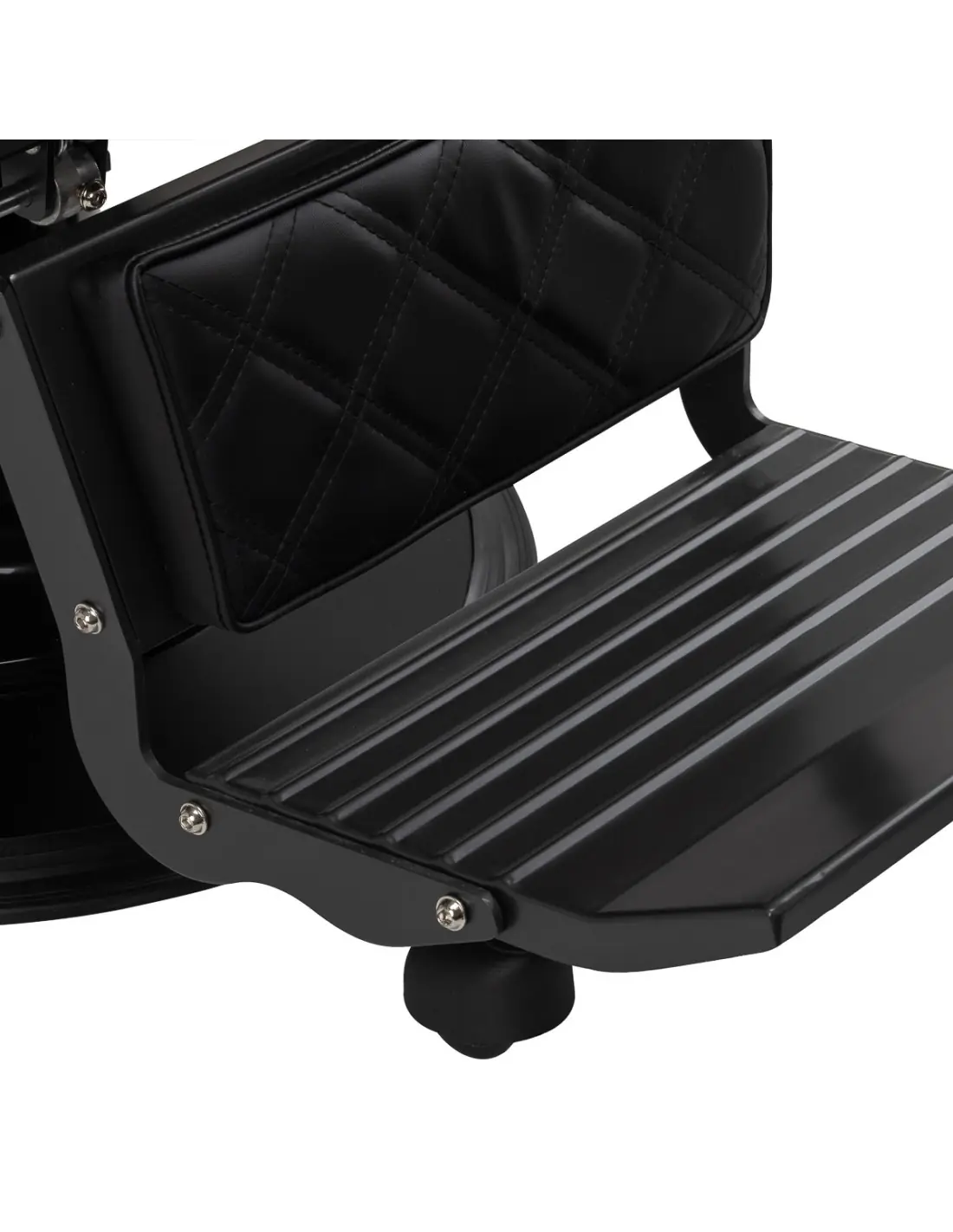 Poltrona da barbiere professionale Eleganzo Black Extra