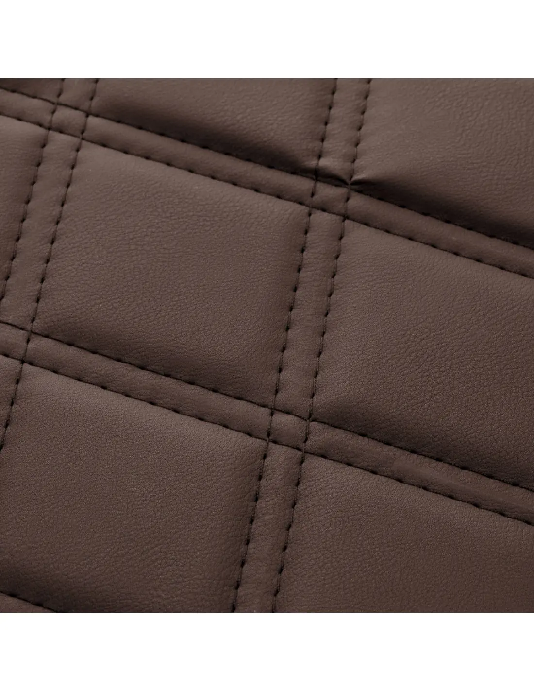 Poltrona da barbiere Eleganzo marrone e nera: stile autentico e struttura solida