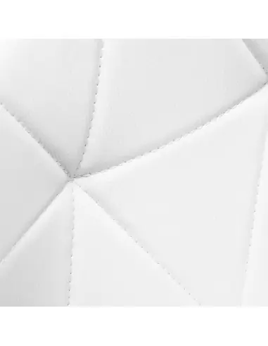 Sgabello cosmetico bianco Elegancia 