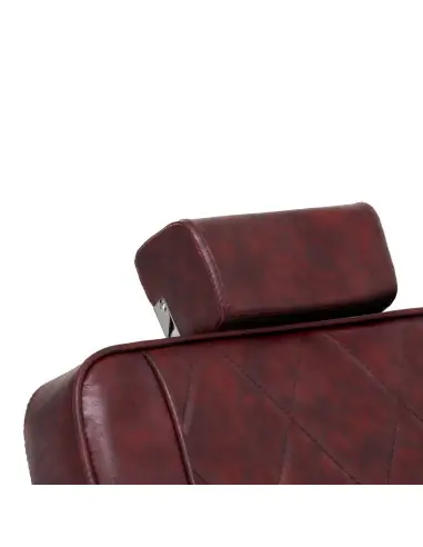 Fotel fryzjerski Diamond Steel Bordeaux – Elegance & Power Chrome