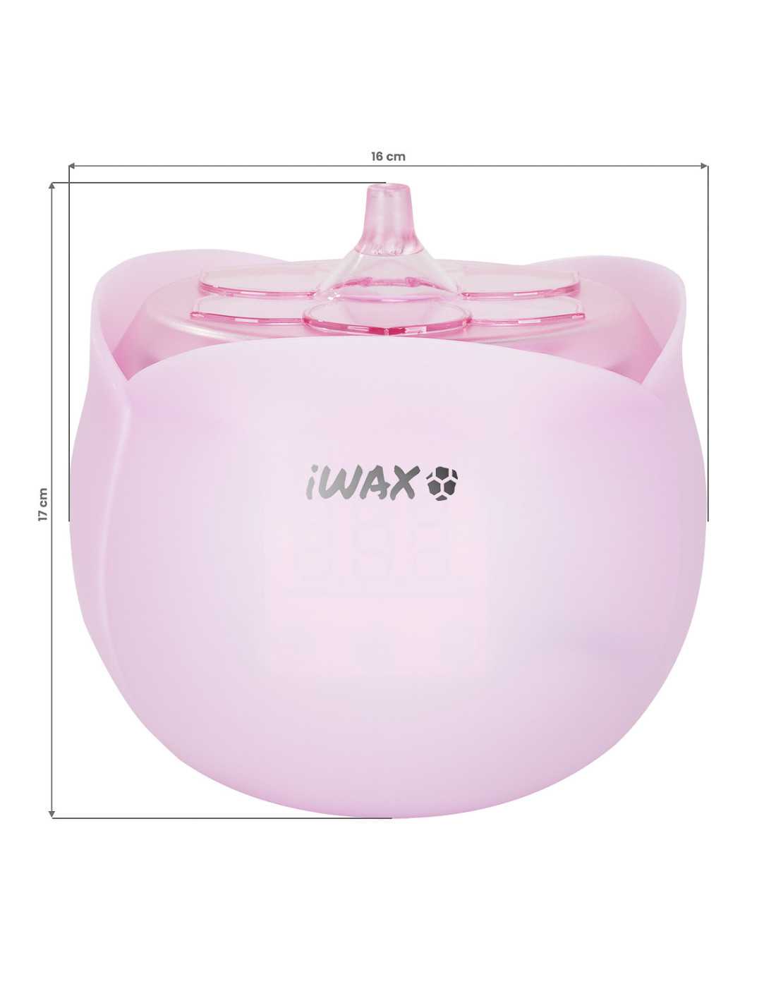 iWax Flower Rose Wachserhitzer 40 W, 450 ml, Maße anzeigen, mit Verschluss