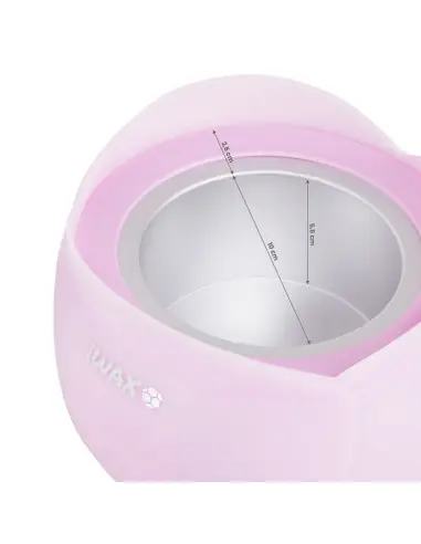 Podgrzewacz do wosku iWax Flower Rose 40W 450ml zobacz wymiary metalowy pojemnik na wosk