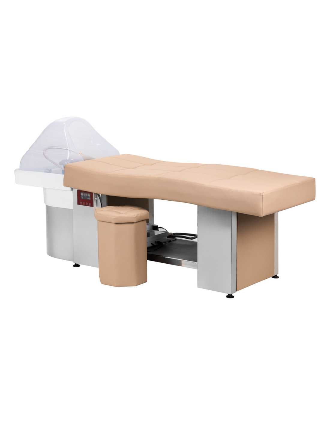 Professional Head Spa Bed Beige AnionVapeur RelaxPro