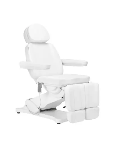 Torino White 2 Motor Pro Esthetische Elektrische Fauteuil