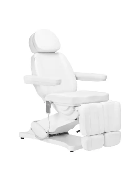 Torino White 2 Motor Pro Esthetische Elektrische Fauteuil