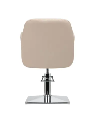 Sillón de peluquería HydroSquare Verona Beige Chrome Pro 
