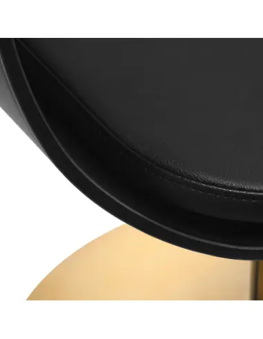 Sillón de peluquería ASTORIA negro y dorado: elegancia profesional y comodidad premium