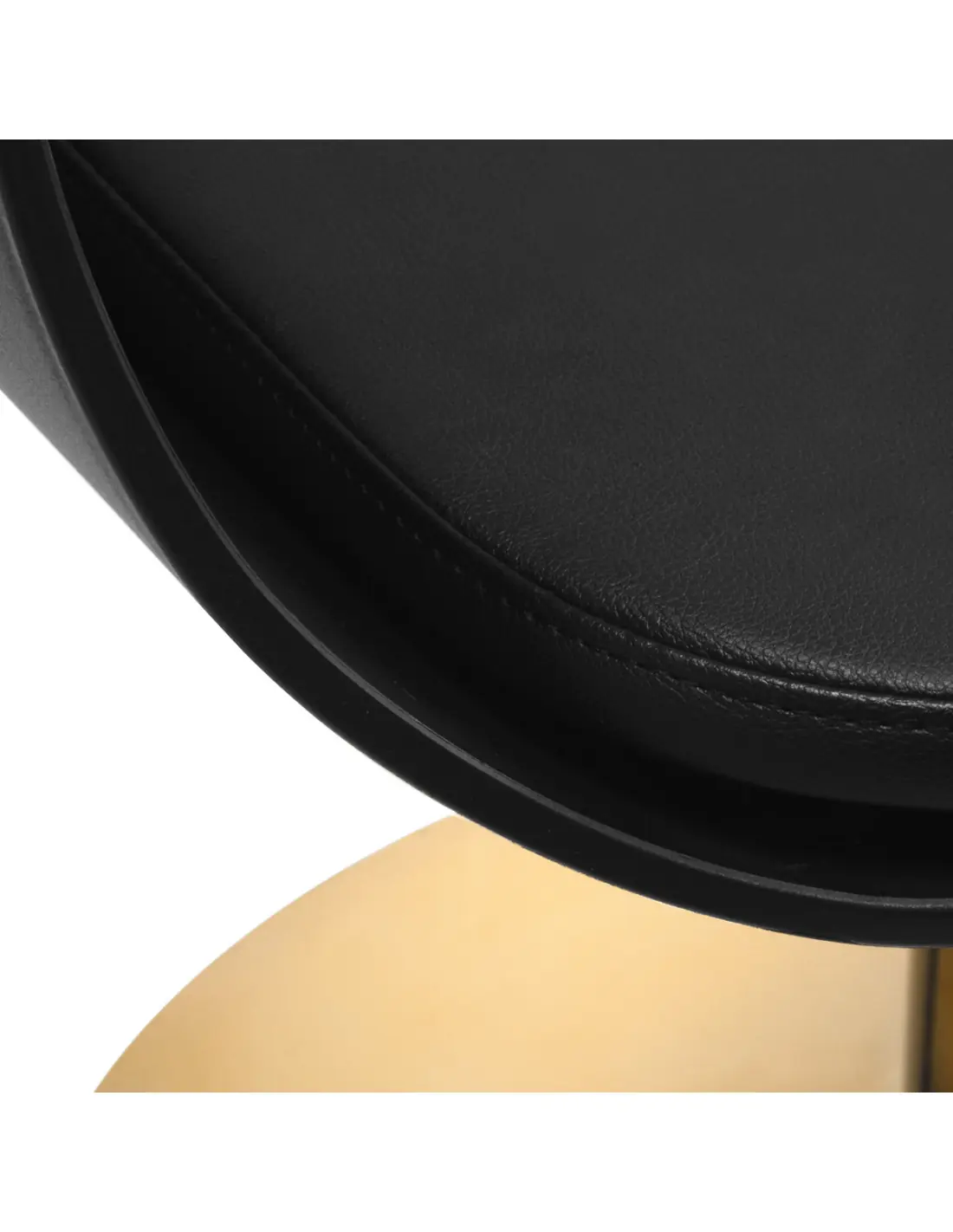 Sillón de peluquería ASTORIA negro y dorado: elegancia profesional y comodidad premium