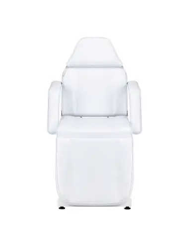 Sillón de belleza profesional giratorio hidráulico manual blanco