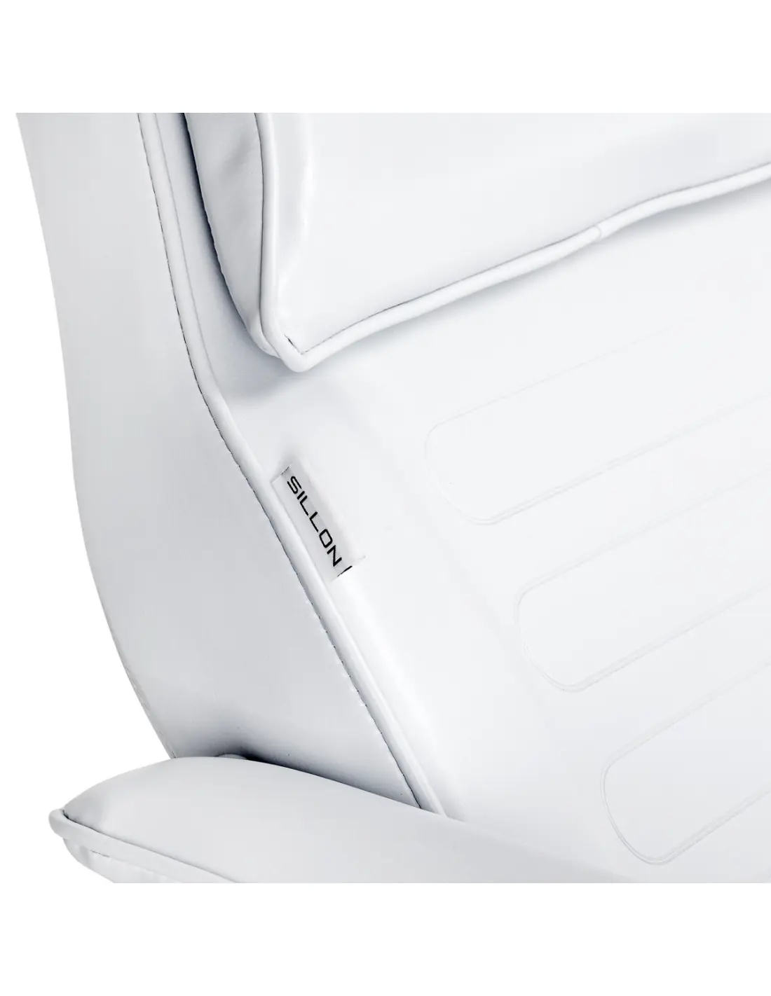 Sillón de belleza profesional giratorio hidráulico manual blanco