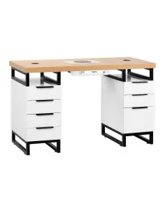 Table de Manucure Venezia Lux Bois & Noir