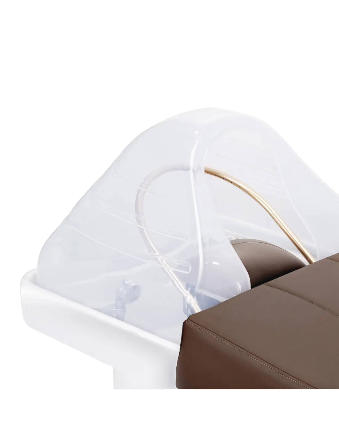 Lit Head Spa professionnel Marron Anion Vapeur Relax Pro 