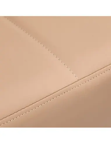 Head Spa Beige Bed with Closed Storage Space